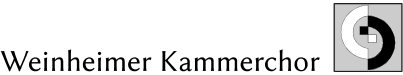 Logo des Weinheimer Kammerchors
